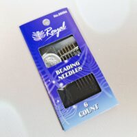 06094 Beading 12 (6шт+нитковдівач) Набір голок для бісеру із золотим вушком Royal (Японія)