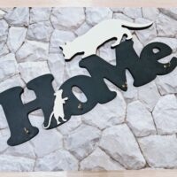 ПА-КЛ-006 Ключница Home Кошка+мышка 40*17*0,6см МДФ