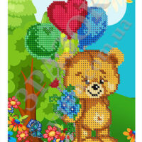 ЮМА 5137 Я иду на День Рождение, схема под бисер