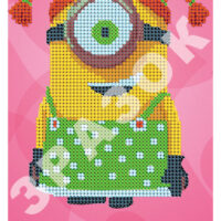 ЮМА 5143 Миньен девочка, схема под бисер