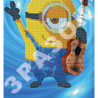 ЮМА 5145 Миньен гитарист, схема под бисер