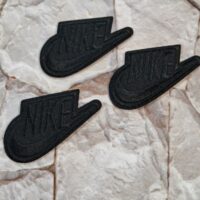 Терпоаплікація Nike чорна 7*4см