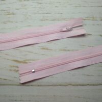 Молния брючная неразъемная, витая, Т3, 18см, нейлон, 3869 светло-розовый