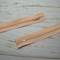 Молния брючная неразъемная, витая, Т3, 18см, нейлон, 0967 персик