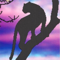 Миледи СЛ-3096 На охоте, схема под бисер