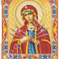 Фея Вышивки ВК-4 Б.М. Семистрельная, схема под бисер со стразами