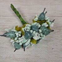 Тичинка з грушею 10см сіро-блакитна Т5