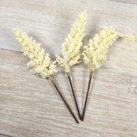 Добавок гілочка пінопласт молочна 17см