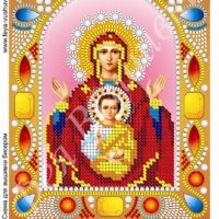 Фея Вышивки НК-11 Знамение Пресвятой Богородицы, схема под бисер со стразами