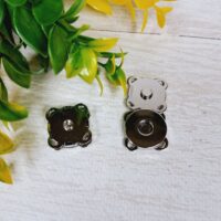 Кнопка пришивна 14мм Магнiтна срібло 61010340