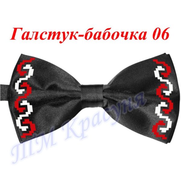 Красуня ТМ Галстук-бабочка 06 черный
