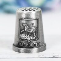 Наперсток "Владивосток" (серебро) 2,1*2,6см 3873070