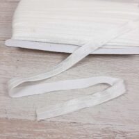 Коса бейка атласна №01/АВ 1,5см біла