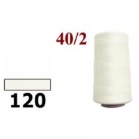 Нить полиэстер 40/2 4000ярд 120 слоновая кость 26532