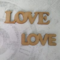 ПА-Т-889-3 Надпись Love МДФ3мм