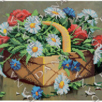 ДАНА-2201 Букет в корзине, схема под бисер