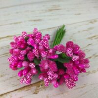 Добавка Тичинка сложная 11см 028 темно-розовый 0031