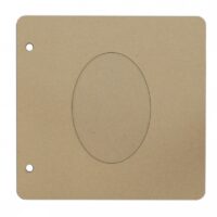 Заготовка для альбома Овал 20*20,5см 4ст.