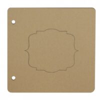 Заготовка для альбома Фигурная высечка 20*20,5см 4ст.
