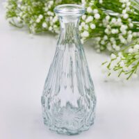 Ваза скляна прозора НД131 7*15см
