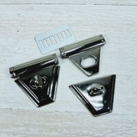 Замок-трикутник 61000120 4*4,5см темный никель