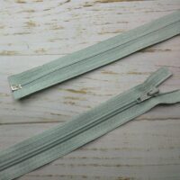 Молния разъемная, витая, Т5, 55см, нейлон, 0168 светло-серый