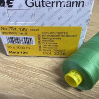 Нитка Mara120 Gutermann поліестер 1000м 3388 салат