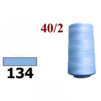 Нить полиэстер 40/2 4000ярд 134 голубой светлый