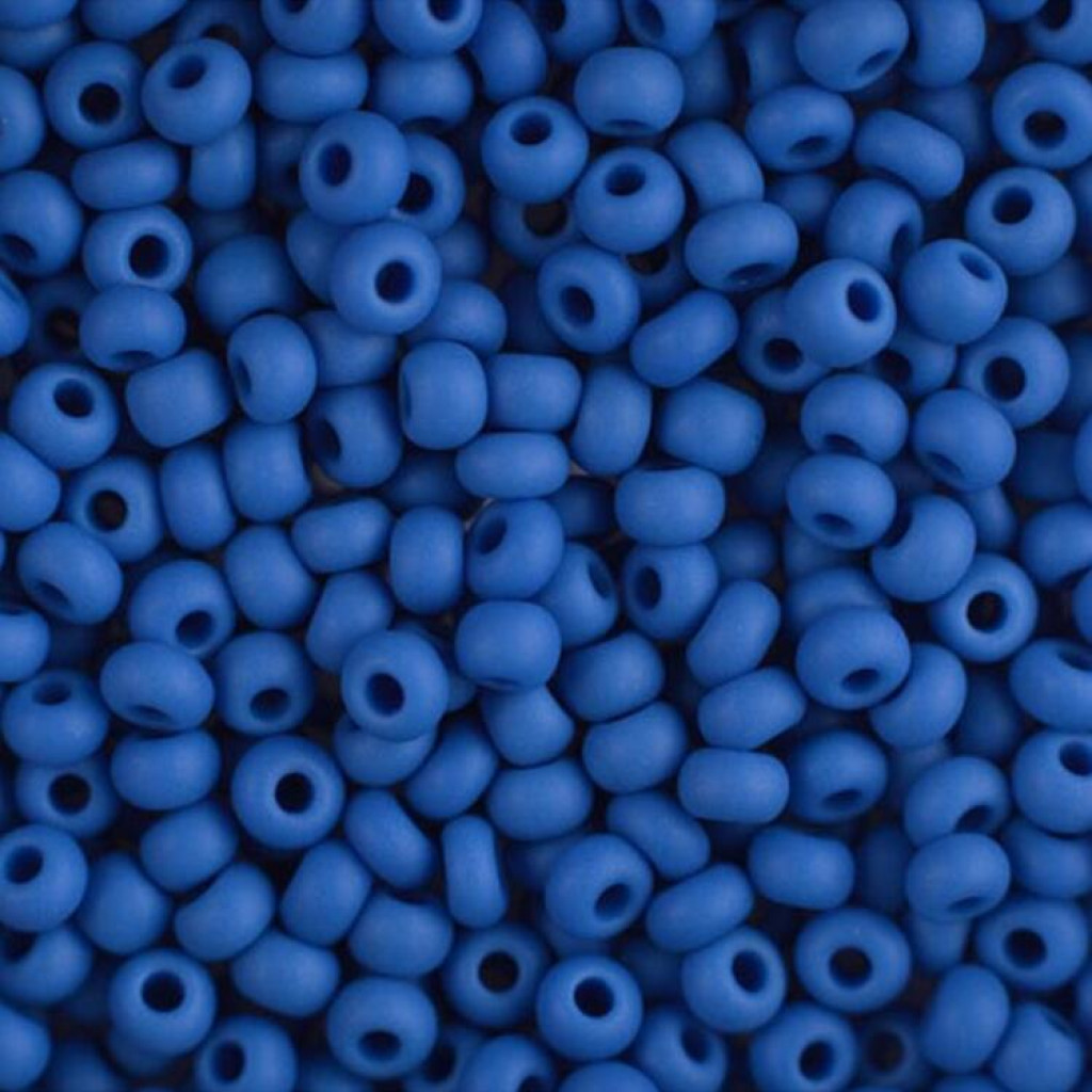 Бісер 33220/1 Preciosa 10/0 синій непрозорий матовий 25г