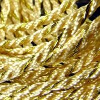 Шнур 1,5мм Цвет-28 gold бежевый с золотом 1132