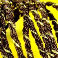 Шнур 1,5мм Цвет-22 gold коричневый с золотом 1132