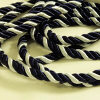 Шнур 8мм Цвет-212+195 синий с белым ПВХ 1239