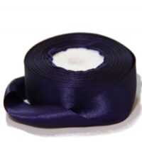 Стрічка атласна 25мм 23м 131 Темно-синя