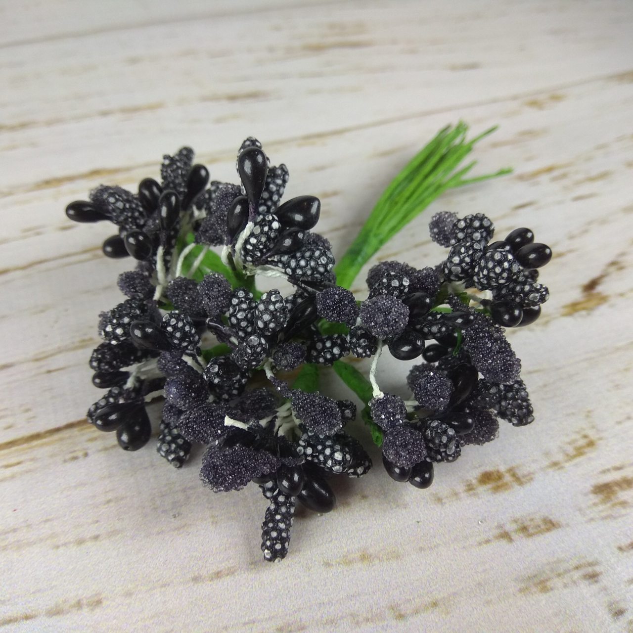 Добавка Тичинка сложная 11см черный 0031