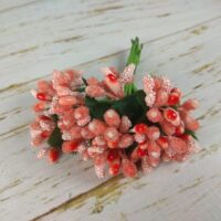 Добавка Тичинка сложная 11см коралл-5 0031