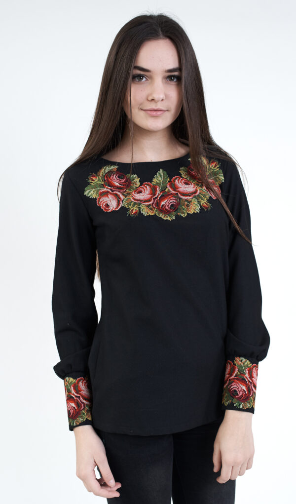 Блуза жіноча 965-14/10 46р чорна