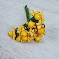 Пучок ягід 10*10см 8011 жовтий