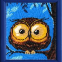 Butterfly 957 Совенок, схема для вышивания бисером