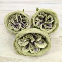 Квітка троянди "Остіна" 10см оливкова 32112-2