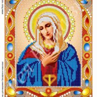 Фея Вышивки БК-6 Умиление Пресвятой Богородицы, схема под бисер со стразами