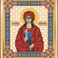 Чарiвна Мить СБИ-067 Св. Мц. Маргарита, схема для вышивания бисером