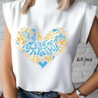 Юма Блуза для вишивки БЛ36А Лілія p.S