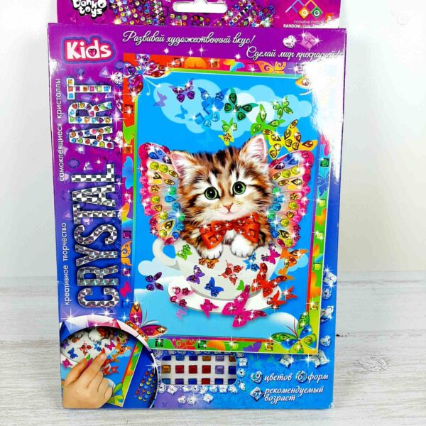 CRYSTAL ART KIDS Набір картина із кристалів котик