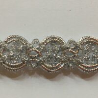 Тесьма парчевая 2см №O/3492/S серебро