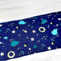 Ткань хлопок Турция 1,4м морские на синем