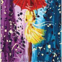 ЮМА 4339 Под дождем, схема под бисер