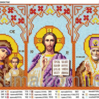 ЮМА 478 Домашний иконостас, схема под бисер