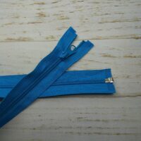 Молния разъемная, витая, Т5, 50см, нейлон, 3843 голубой