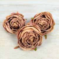 Квітка троянди "Піксі" 7,5см мокко 32121-6