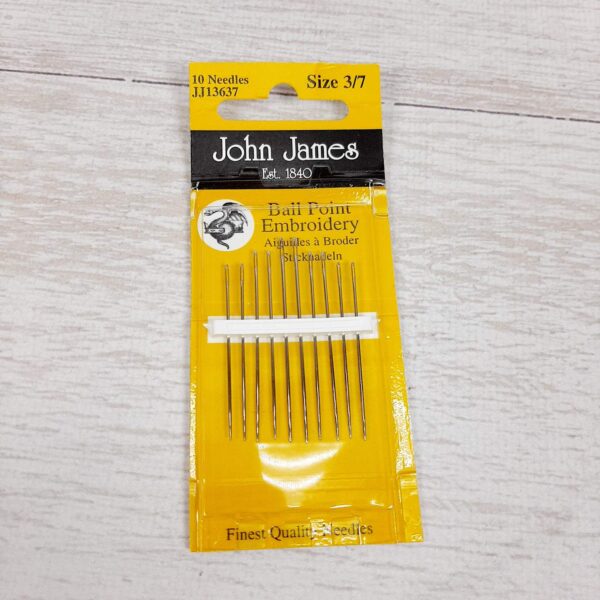 13637JJ Ball Point Embroidery (10шт) Набір голок для вишивання John James (Англія)
